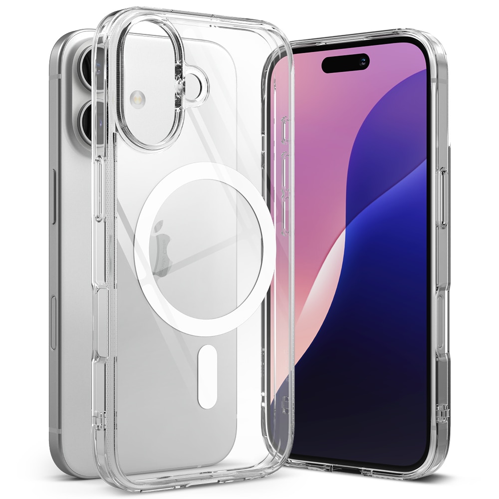 Fusion Magnetic Case iPhone 16 Plus Matte Clear