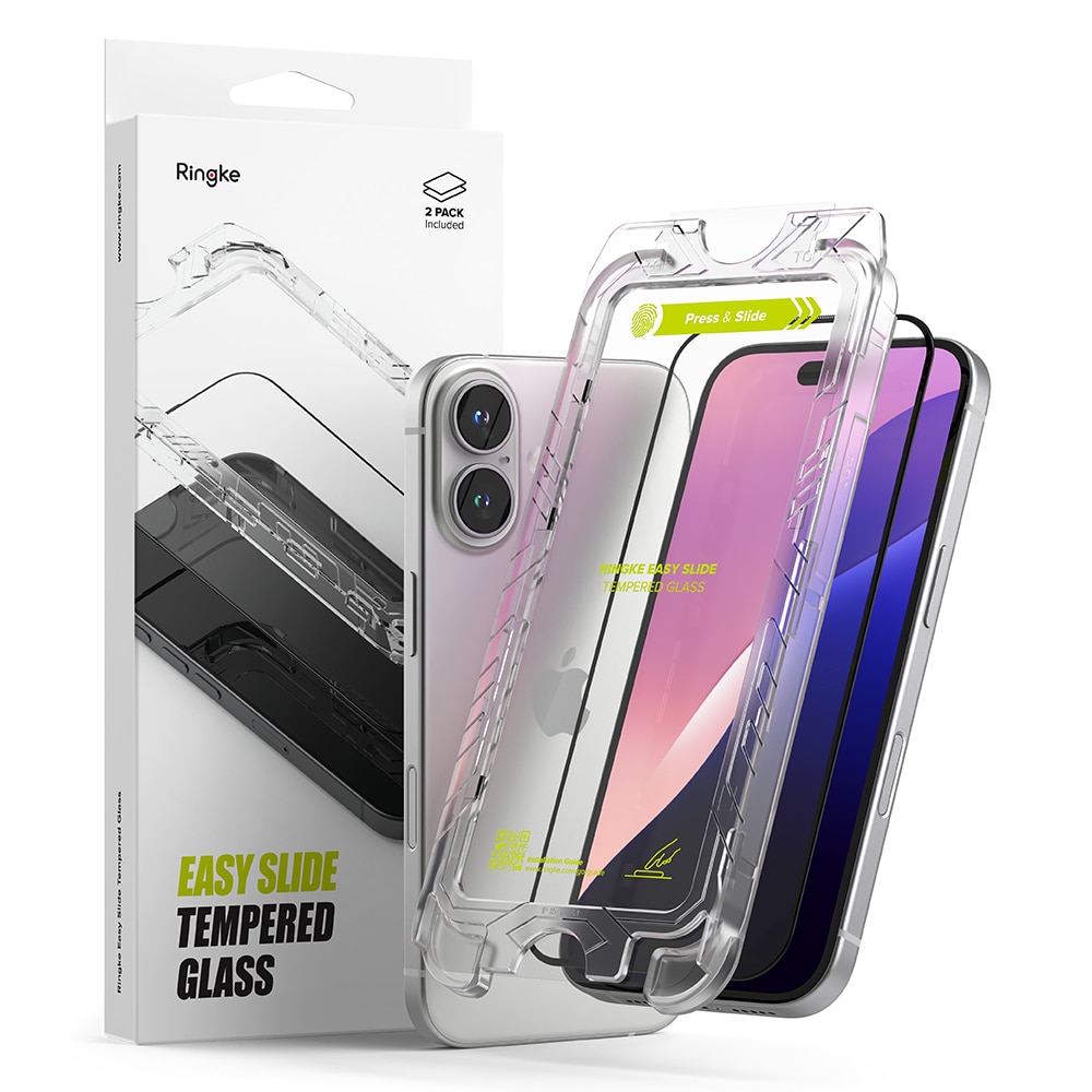 Easy Slide Glass (2-pack) iPhone 15 Plus