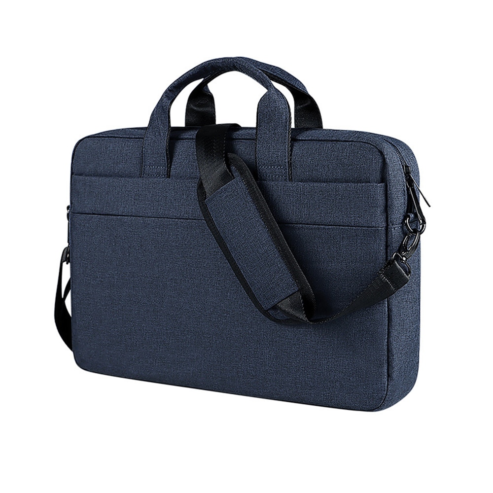 Laptoptas met schouderband up to 13,3" blauw