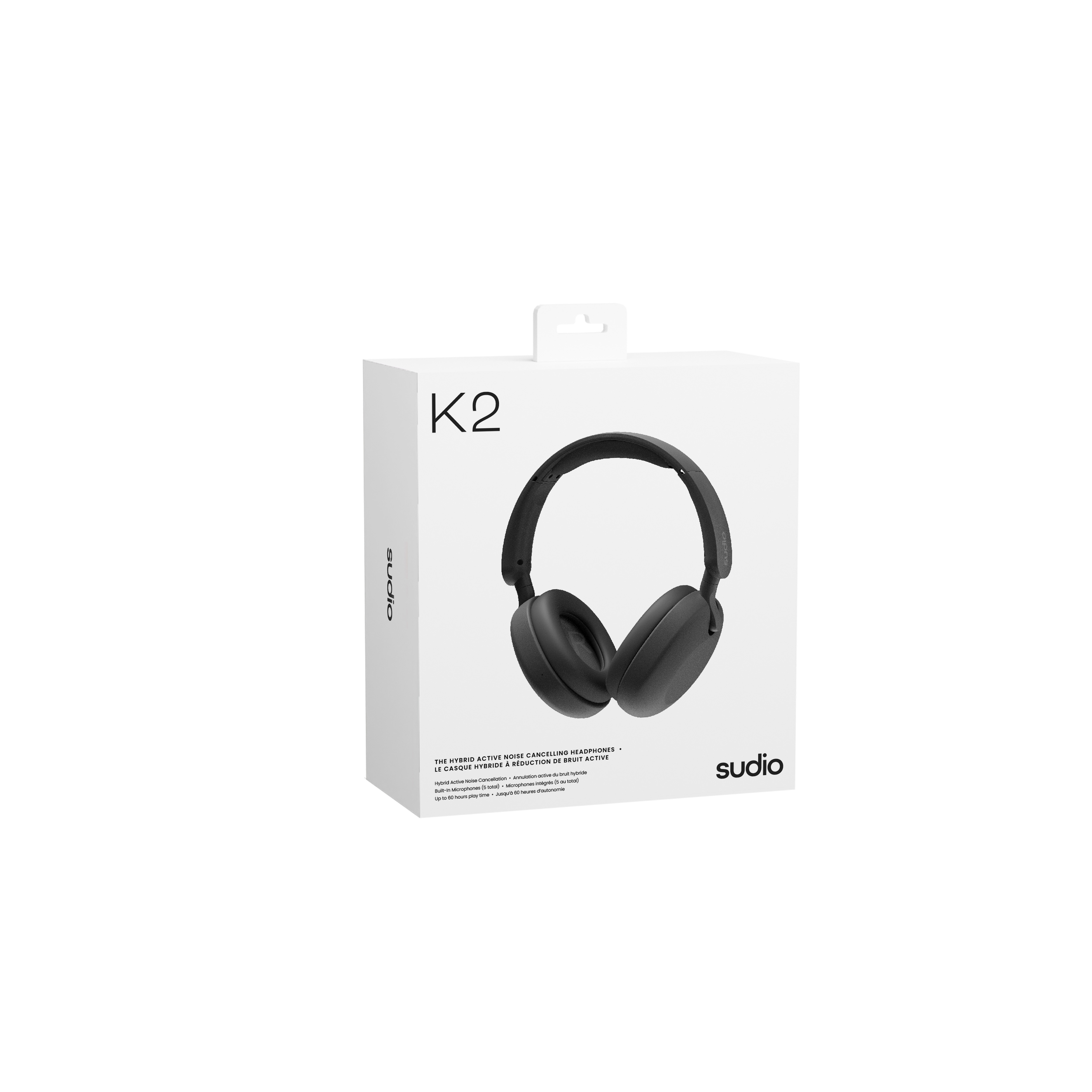 K2 Draadloze Over-ear Koptelefoon Zwart