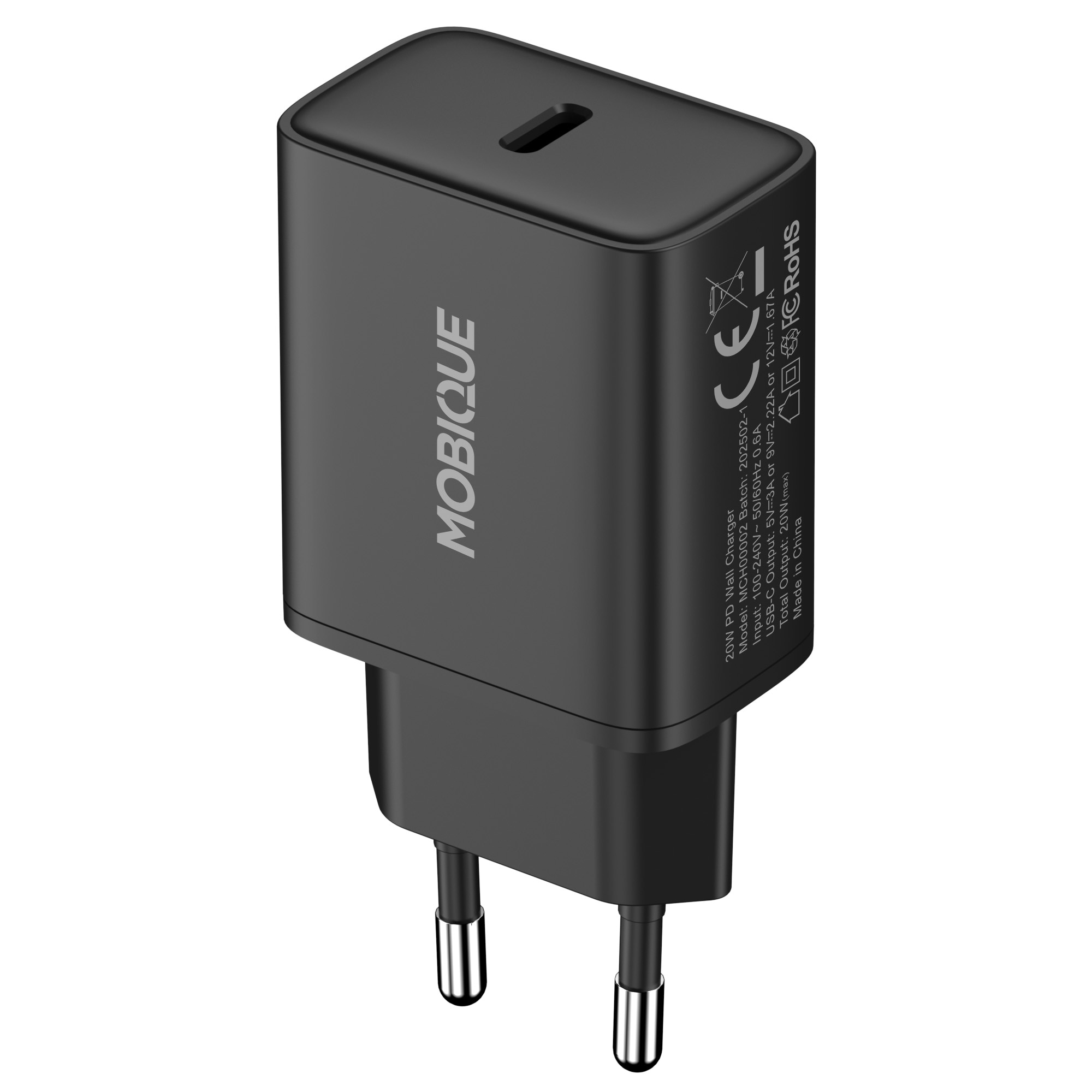 Wadlander USB-C 20W PD zwart