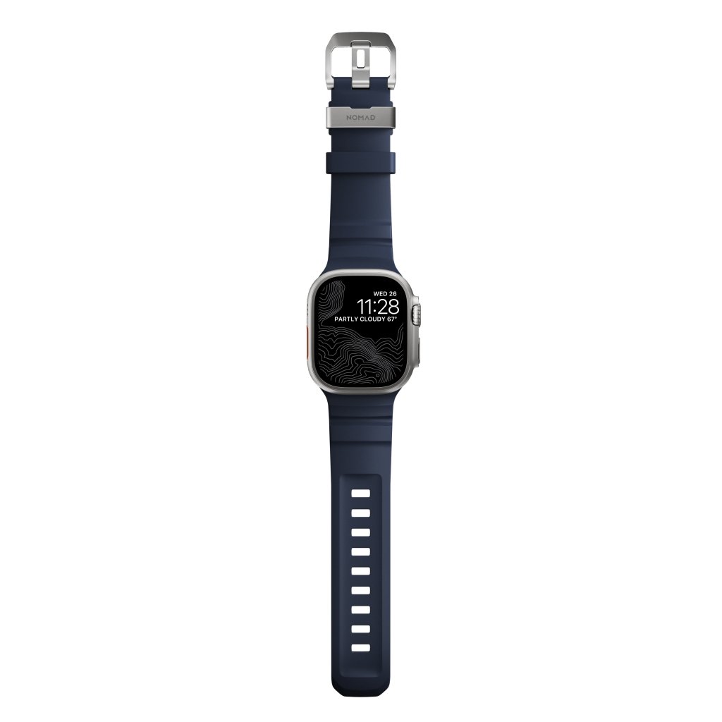 Rocky Point Band Apple Watch Series 9 45mm Atlantic (Natural Hardware)