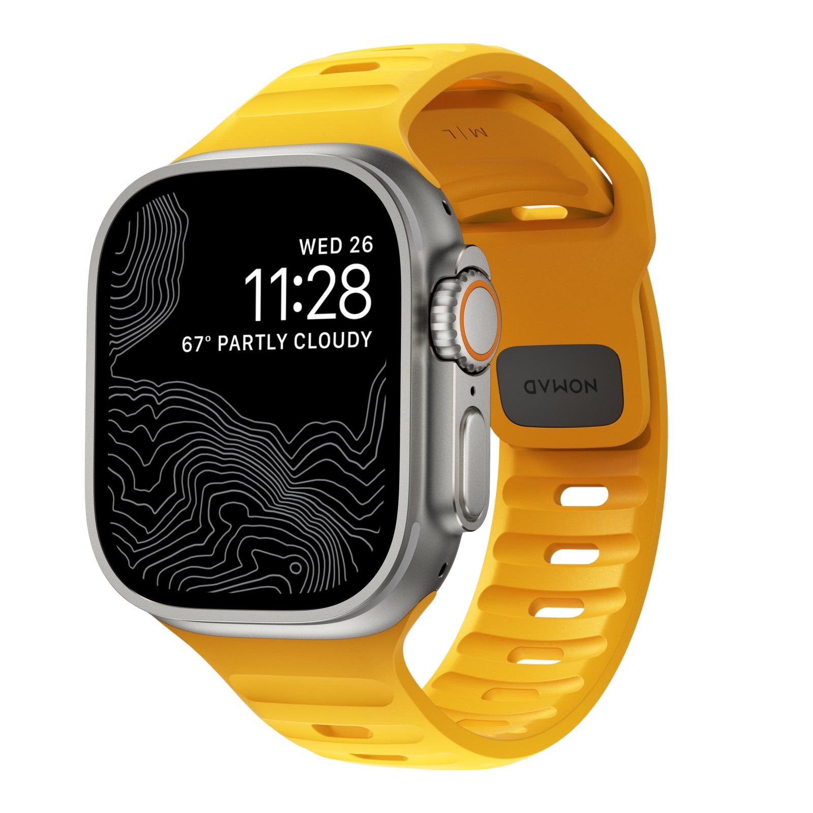 Sport Band Apple Watch Ultra 2 49mm Racing Yellow - Limited Edition