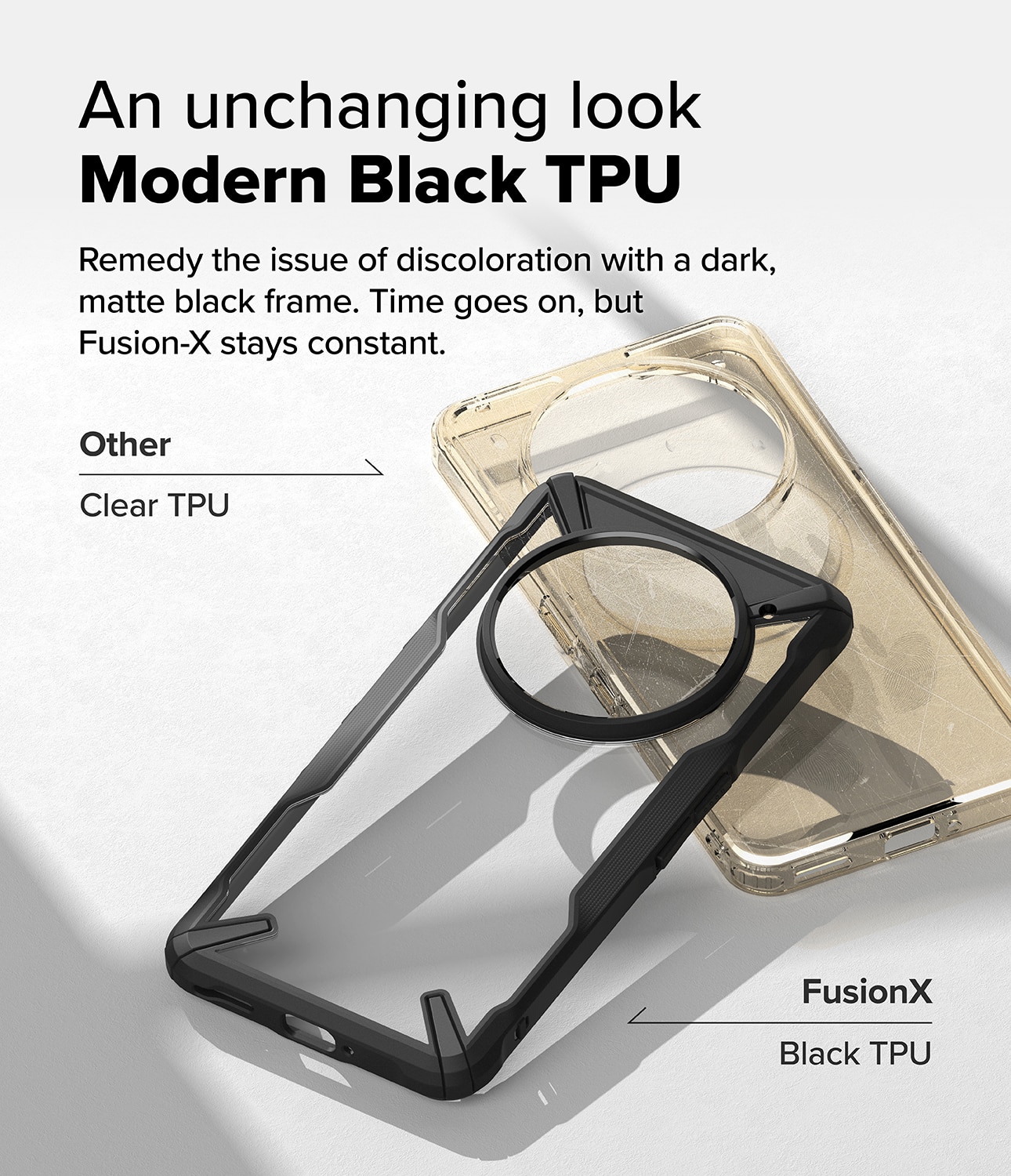 Fusion X Case Nothing Phone 3a Pro Zwart