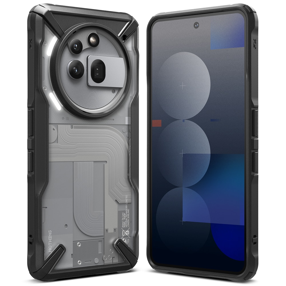 Fusion X Case Nothing Phone 3a Pro Zwart