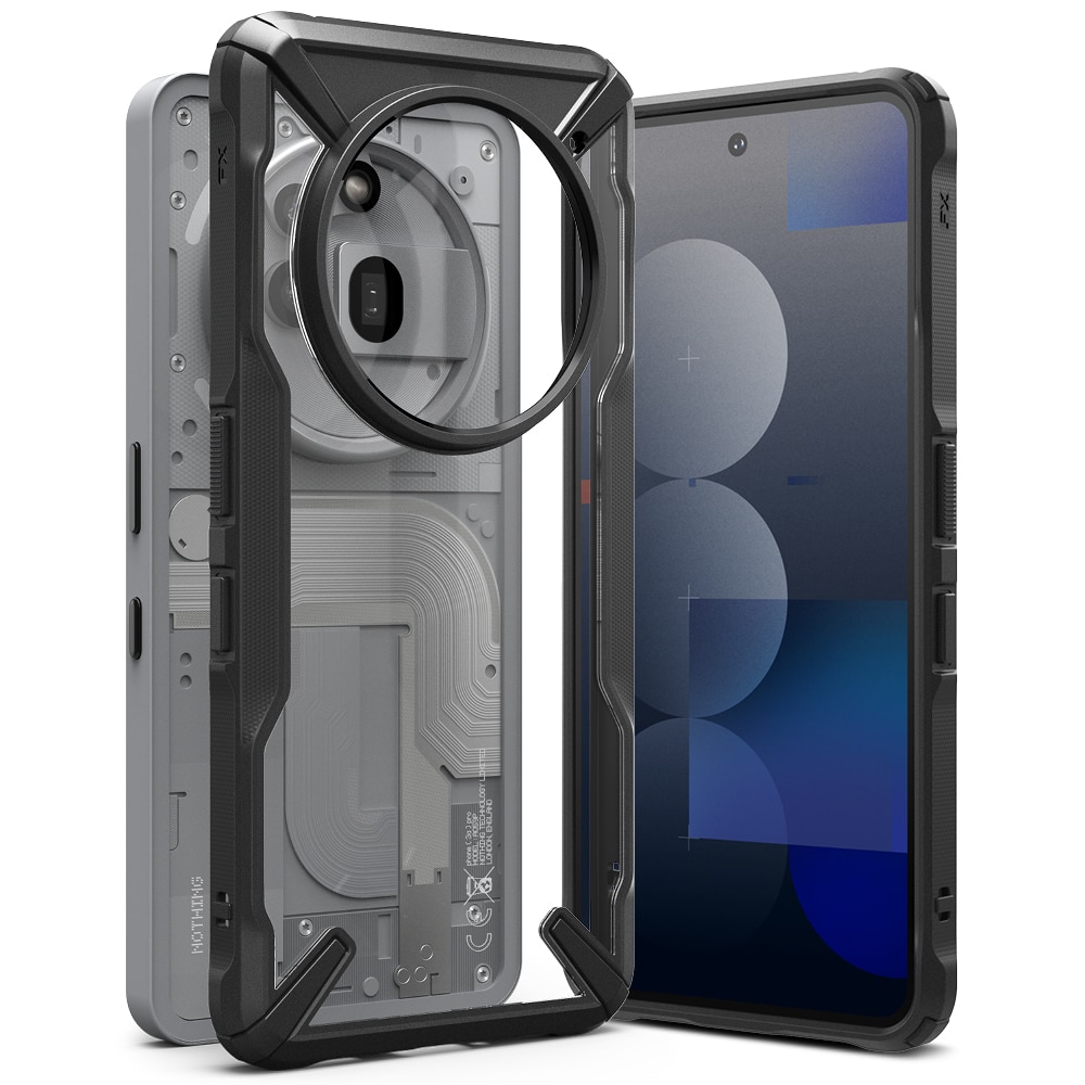 Fusion X Case Nothing Phone 3a Pro Zwart