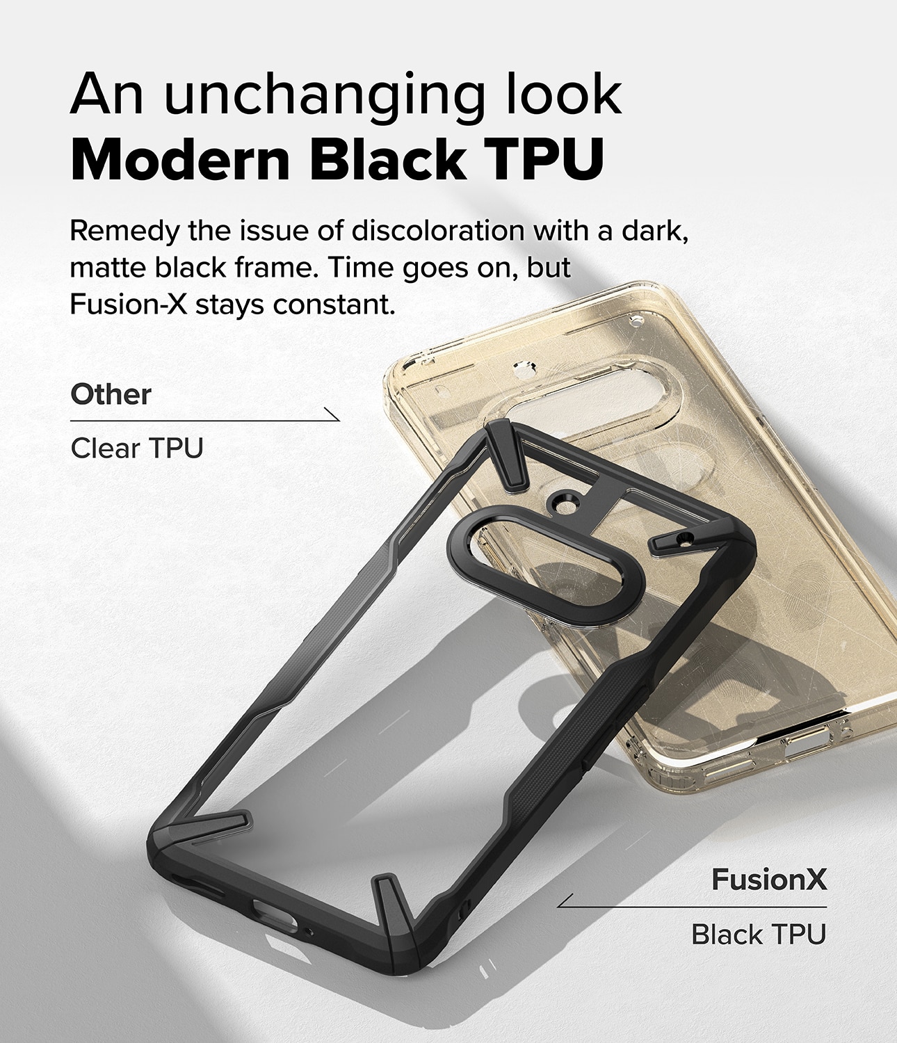 Fusion X Case Nothing Phone 3a Zwart