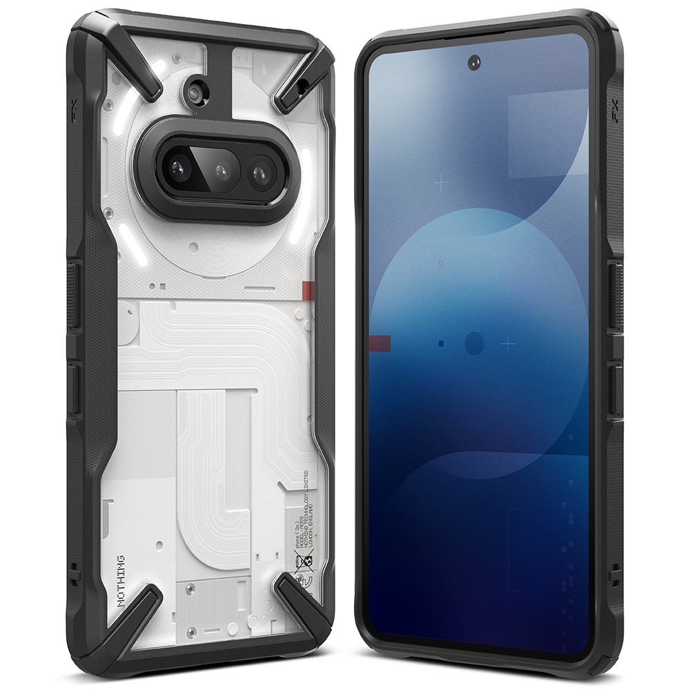 Fusion X Case Nothing Phone 3a Zwart