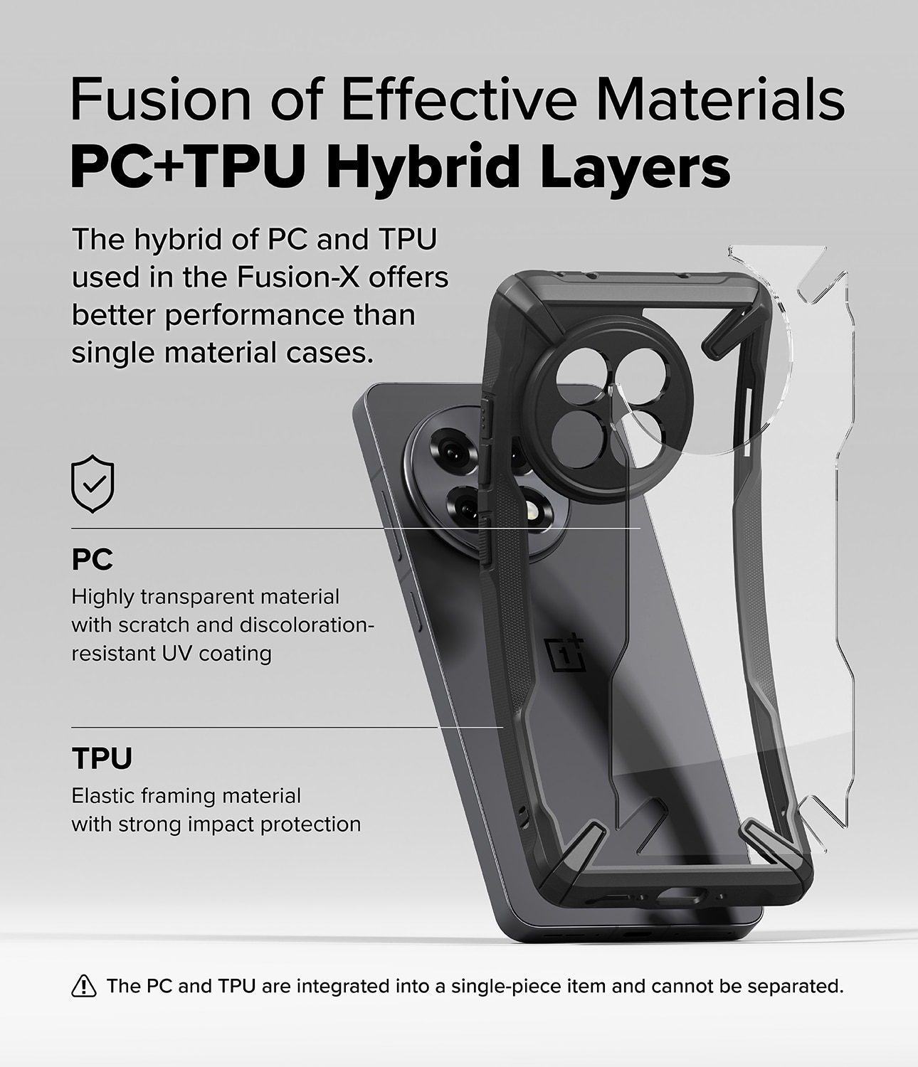 Fusion X Case  OnePlus 13R Zwart