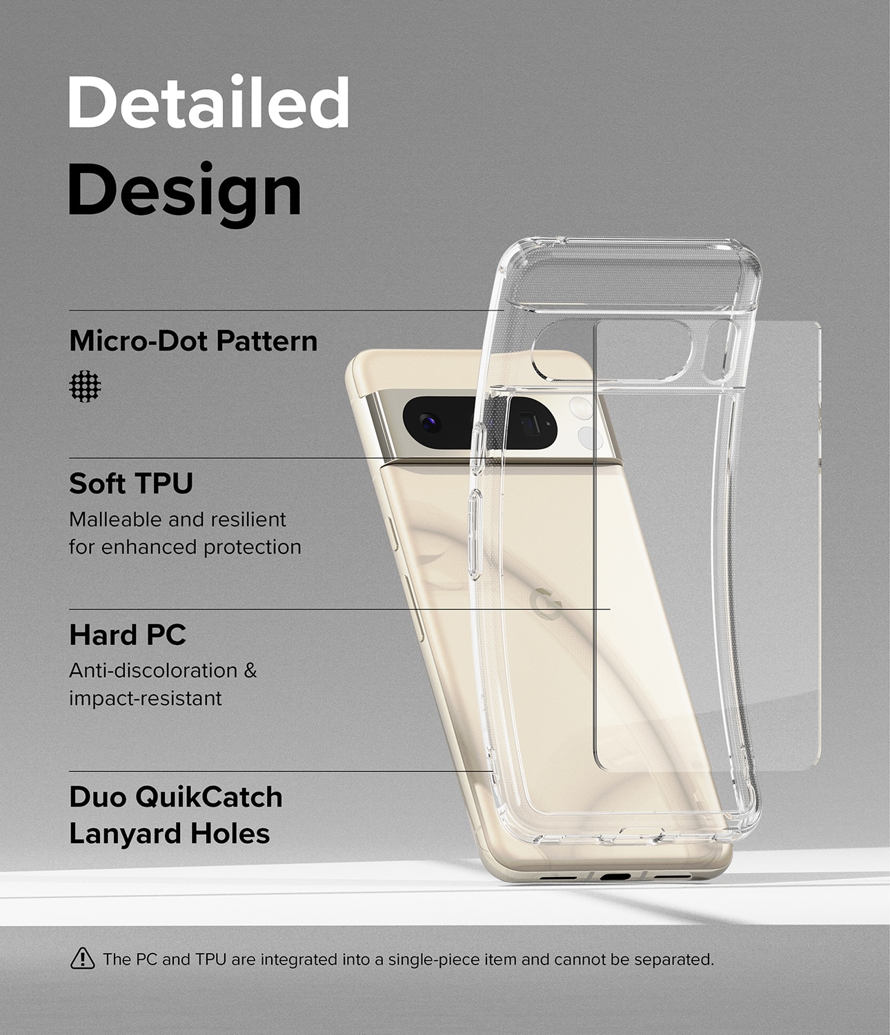 Fusion Case Google Pixel 8 Pro Clear