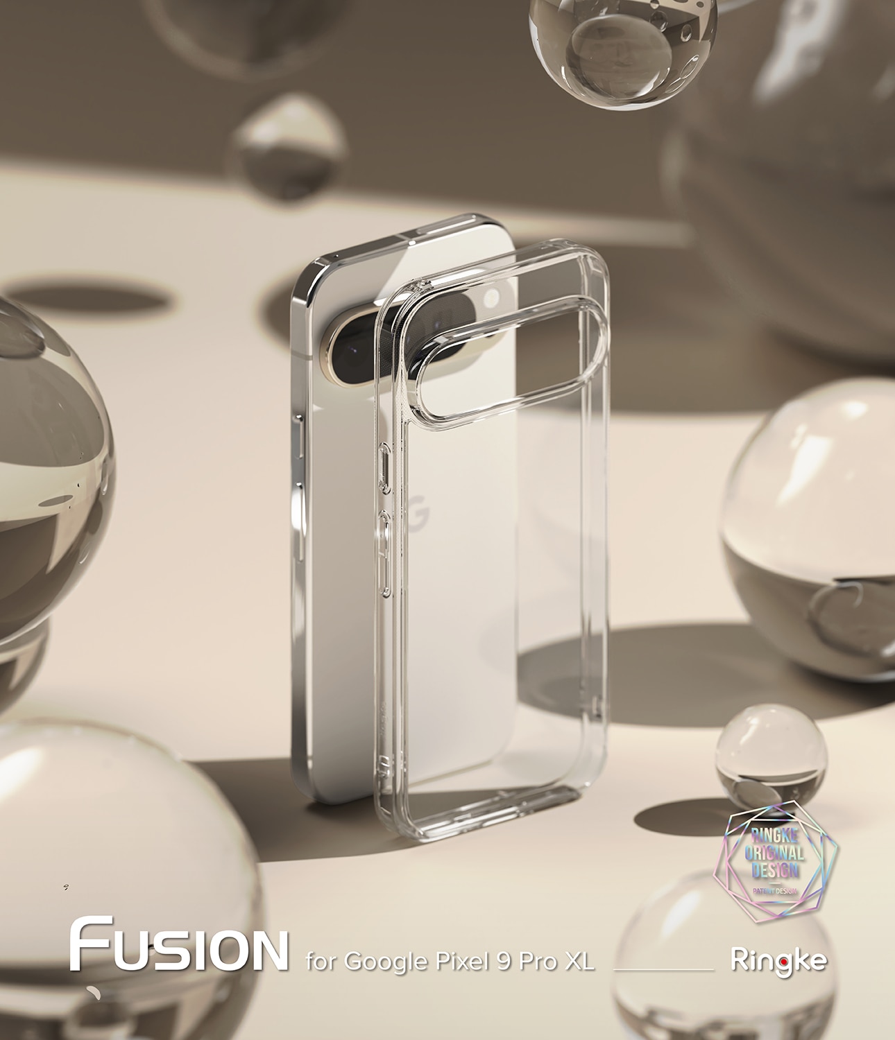 Fusion Case Google Pixel 9 Pro XL Transparant