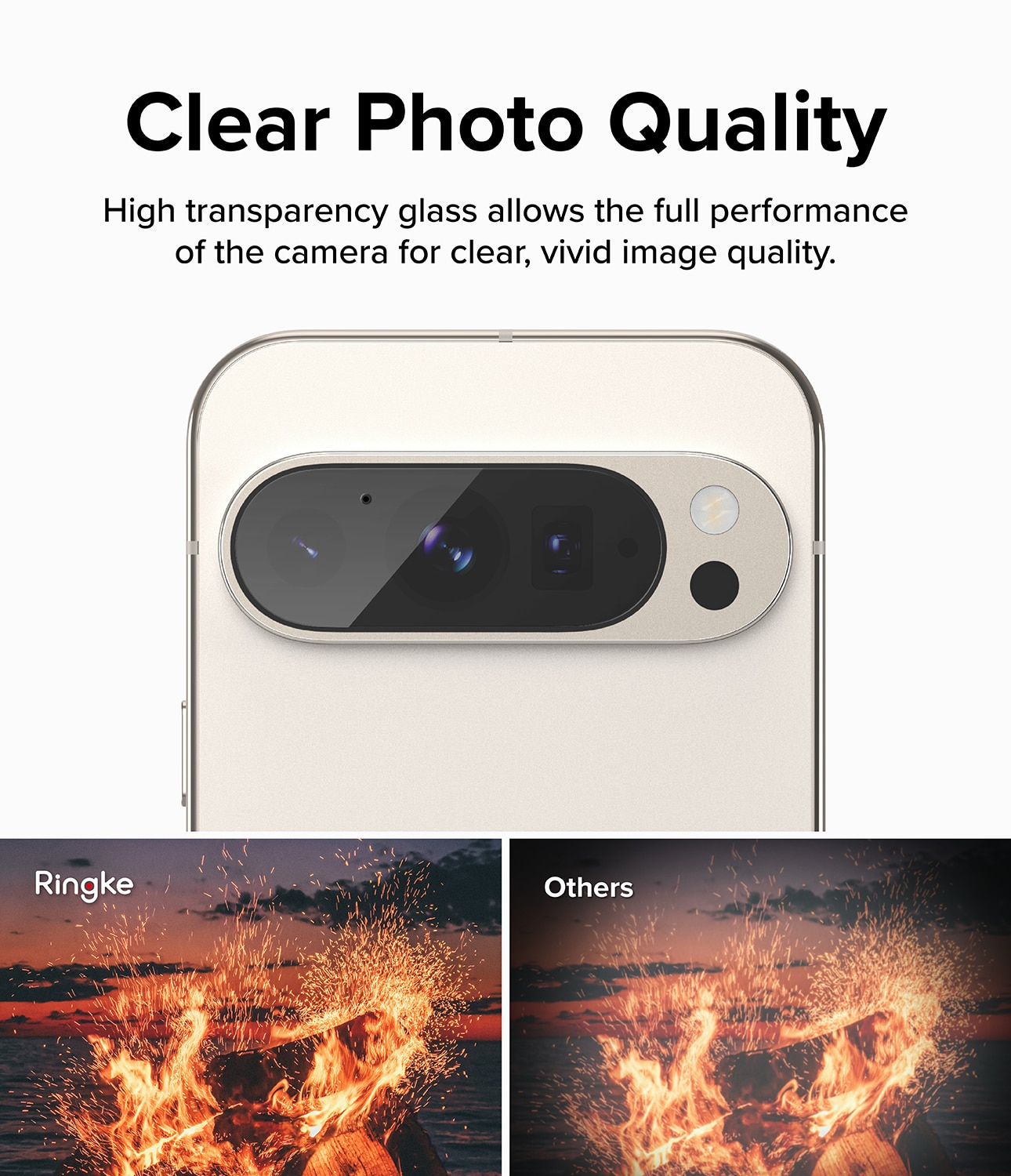 Camera Protector Glass (3-pack) Google Pixel 9 Pro XL