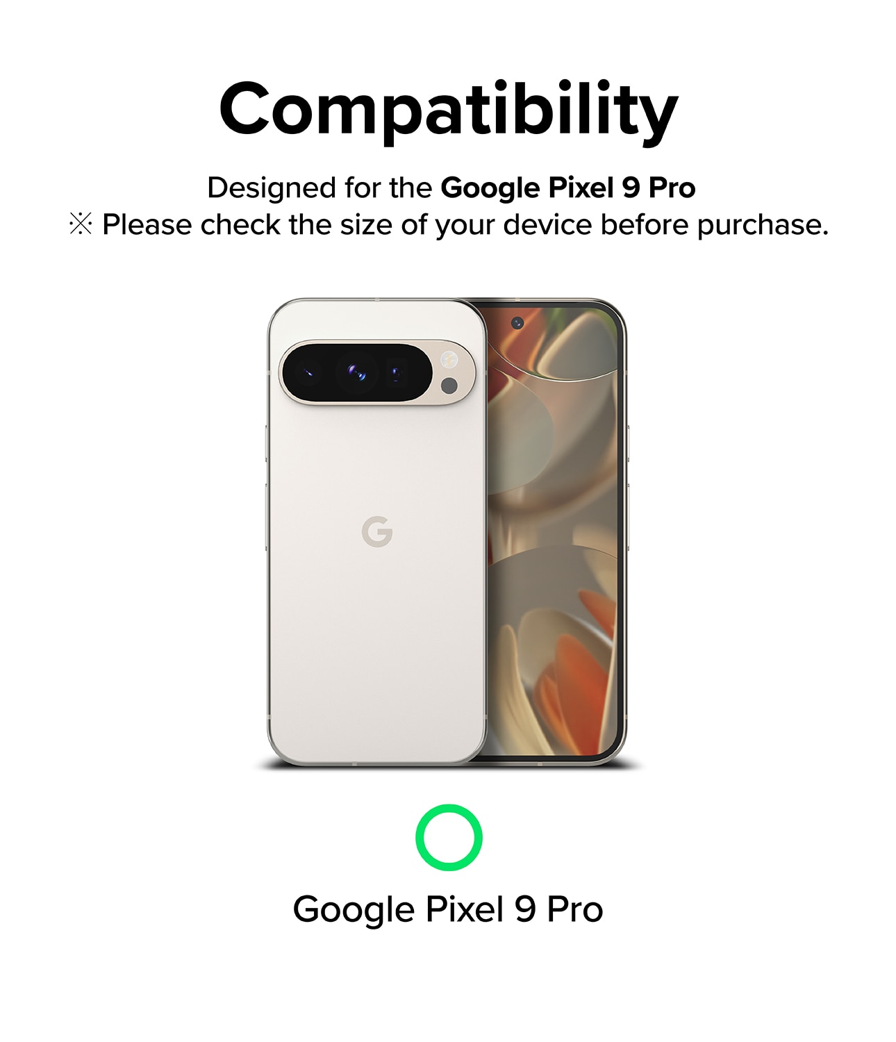 Camera Protector Glass (3-pack) Google Pixel 9 Pro