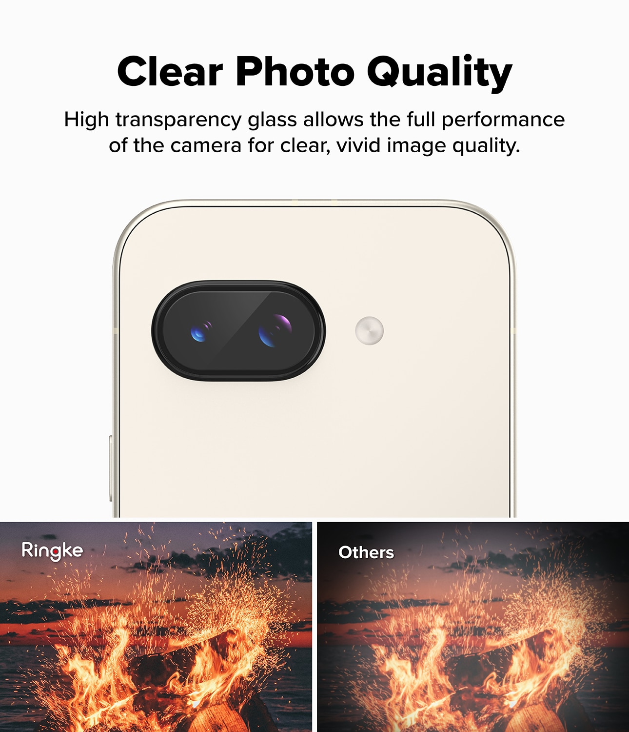 Camera Protector Glass (2-pack) Google Pixel 9a