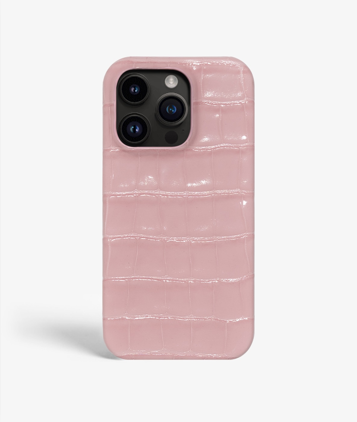 Hoesje iPhone 14 Pro Max Croco Pink