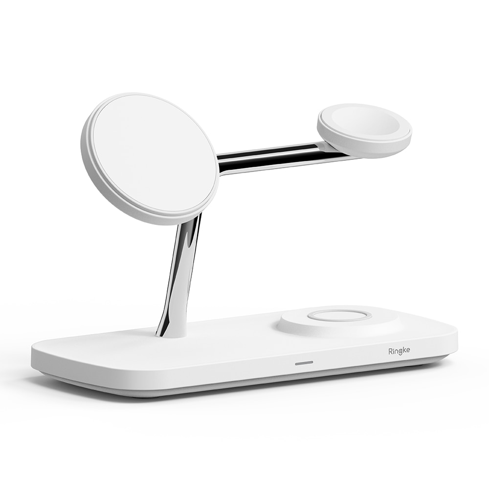 3-in-1 Wireless Charger Stand Qi2 MagSafe wit