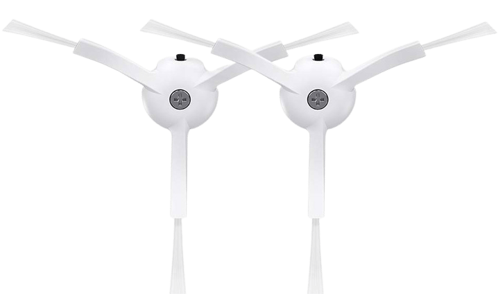 2-pack Zijborstels  Roborock Q Revo wit