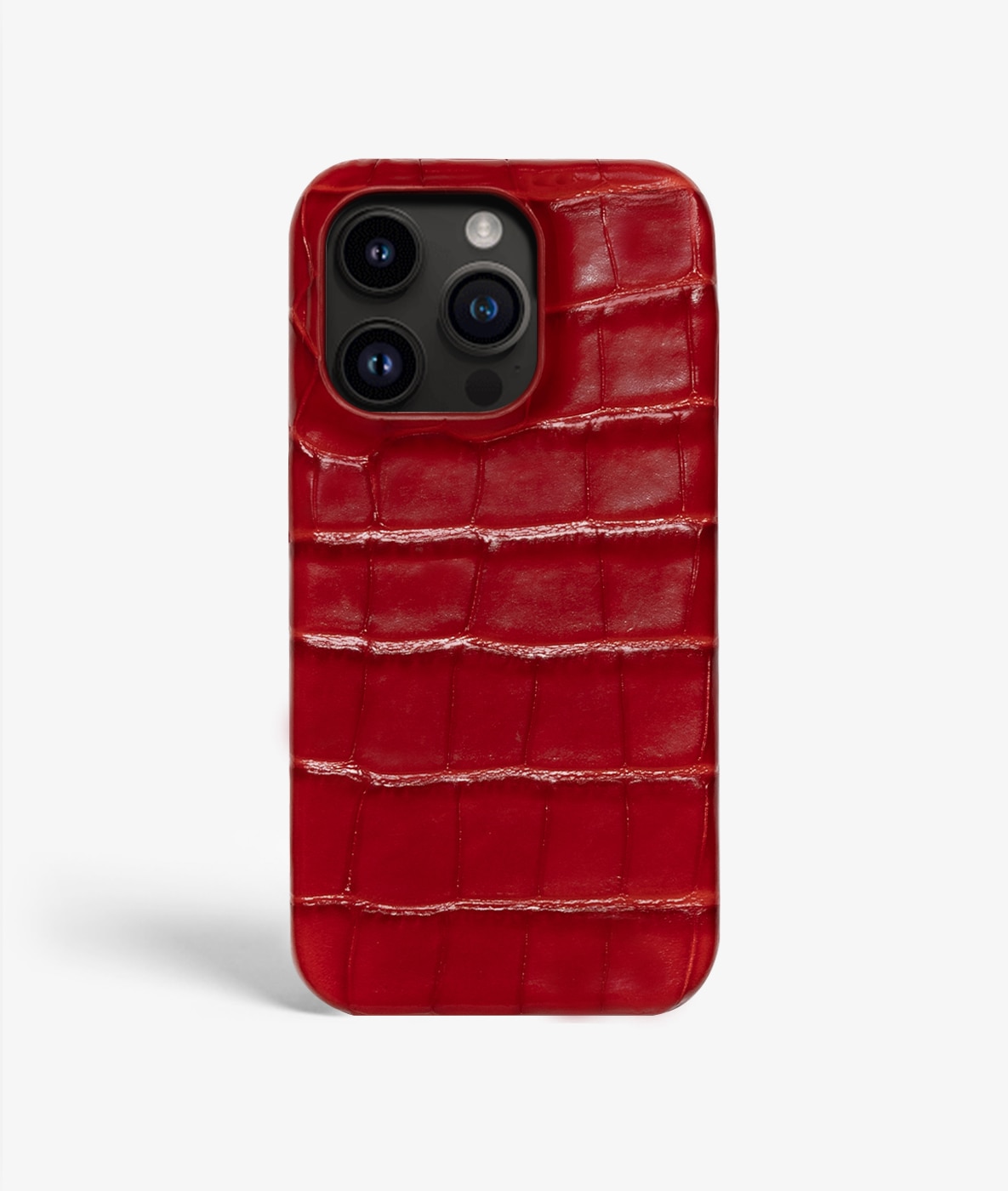 Hoesje iPhone 14 Pro Max Croco Red