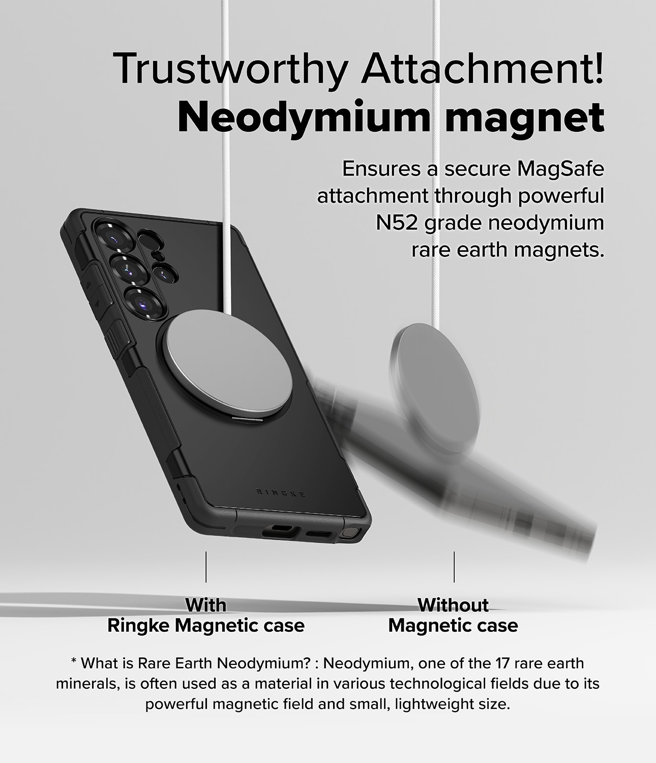 Alles Magnetic Case Samsung Galaxy S25 Ultra zwart