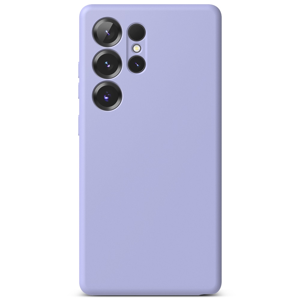 Silicone Magnetic Case Samsung Galaxy S25 Ultra Lavender