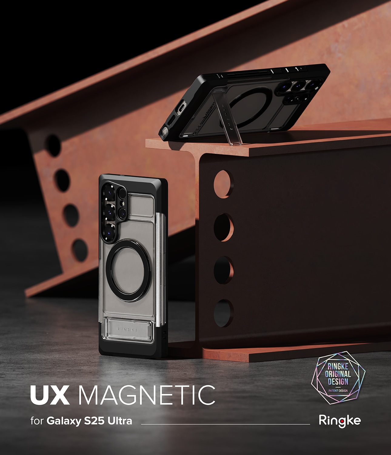 UX Magnetic Case Samsung Galaxy S25 Ultra Matte Black