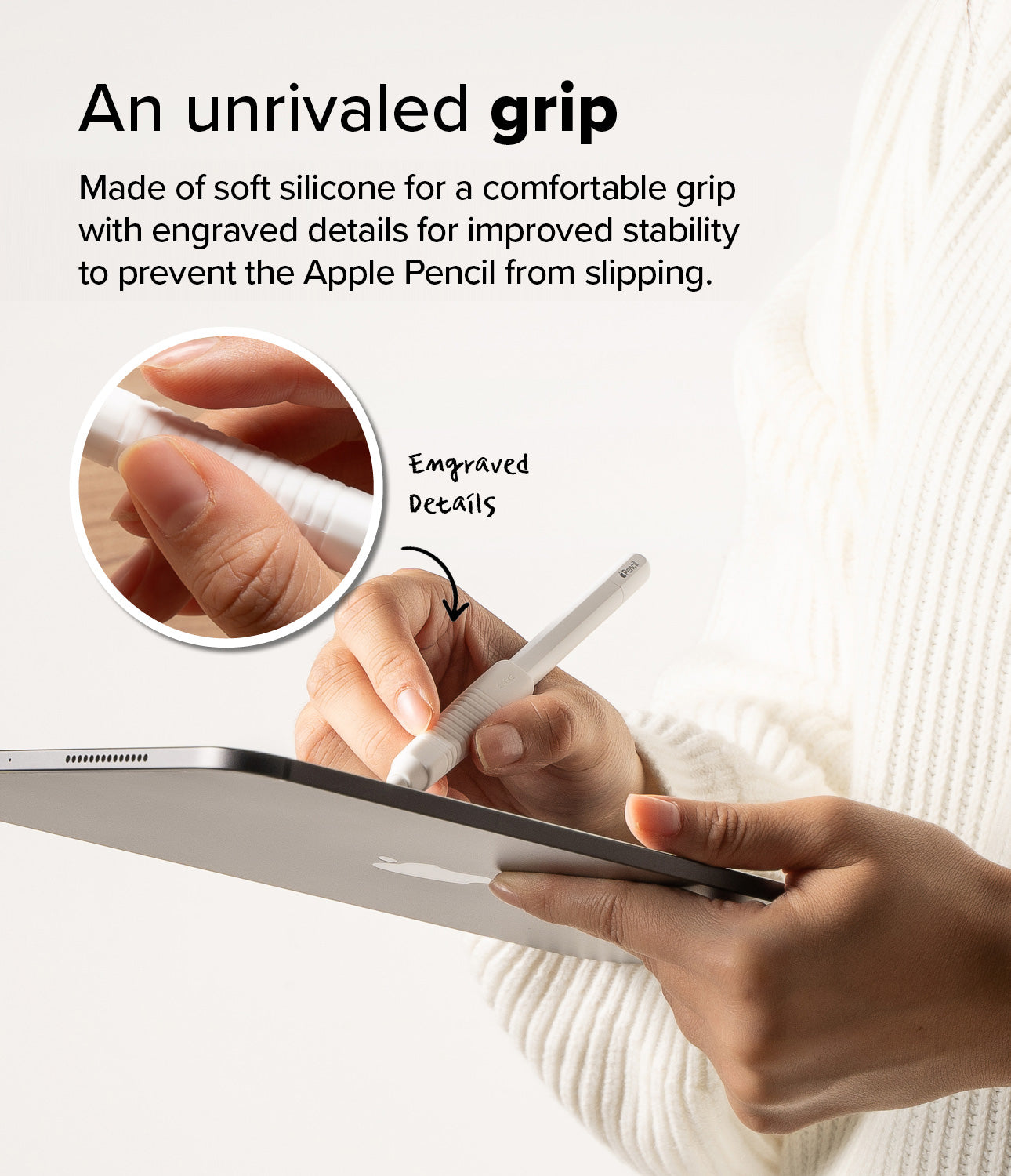 Silicone Grip Holder Apple Pencil wit