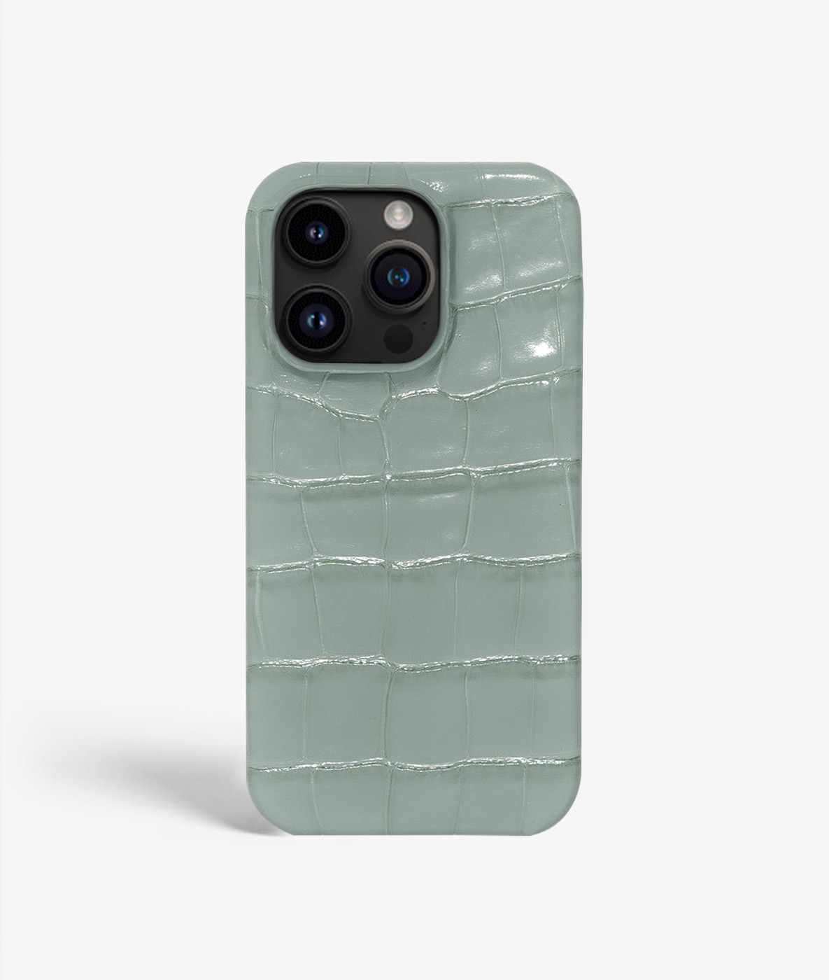 Hoesje iPhone 13 Pro Max Croco Teal