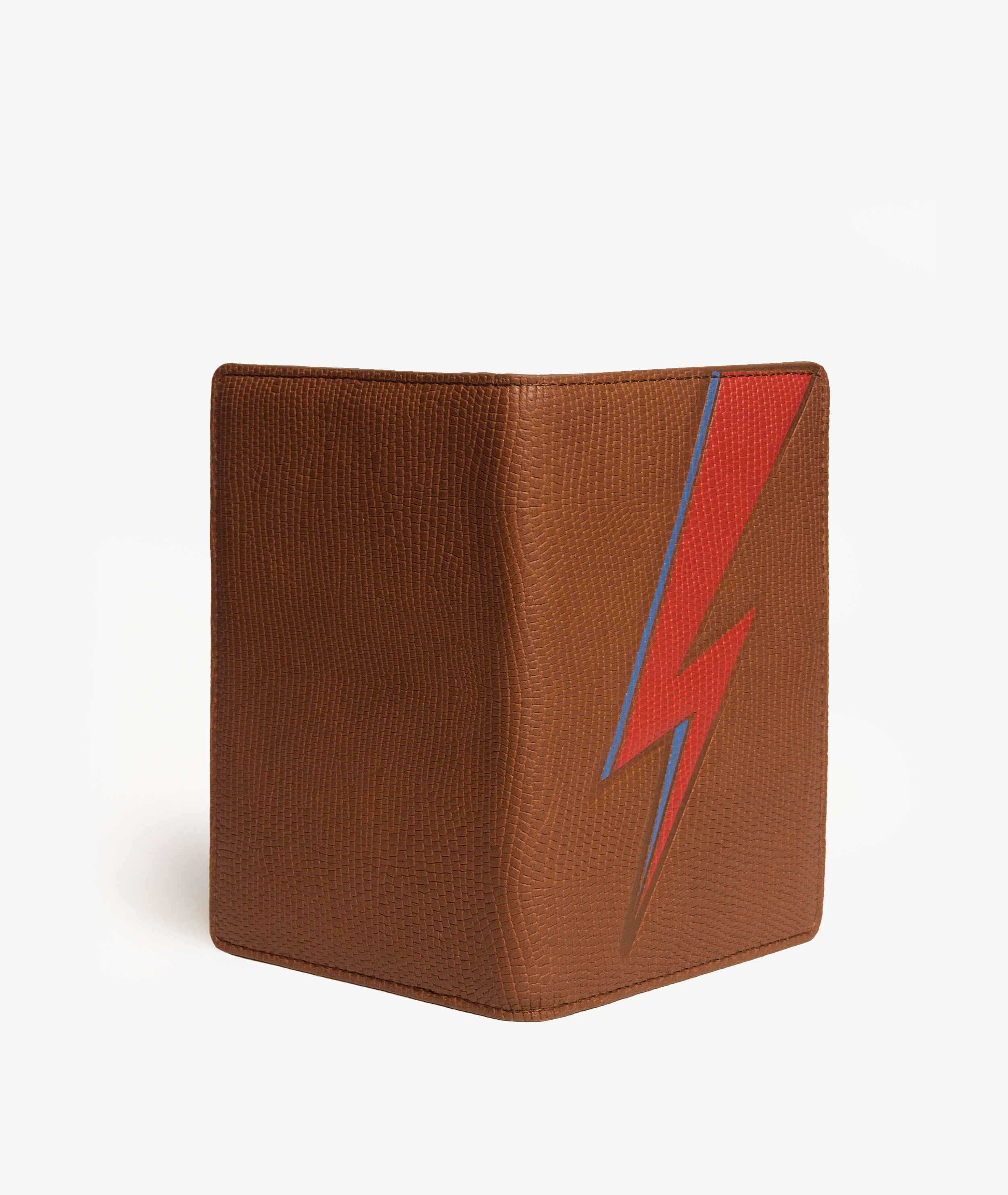 Paspoorthouder Bowie Lightning Lizard Cognac