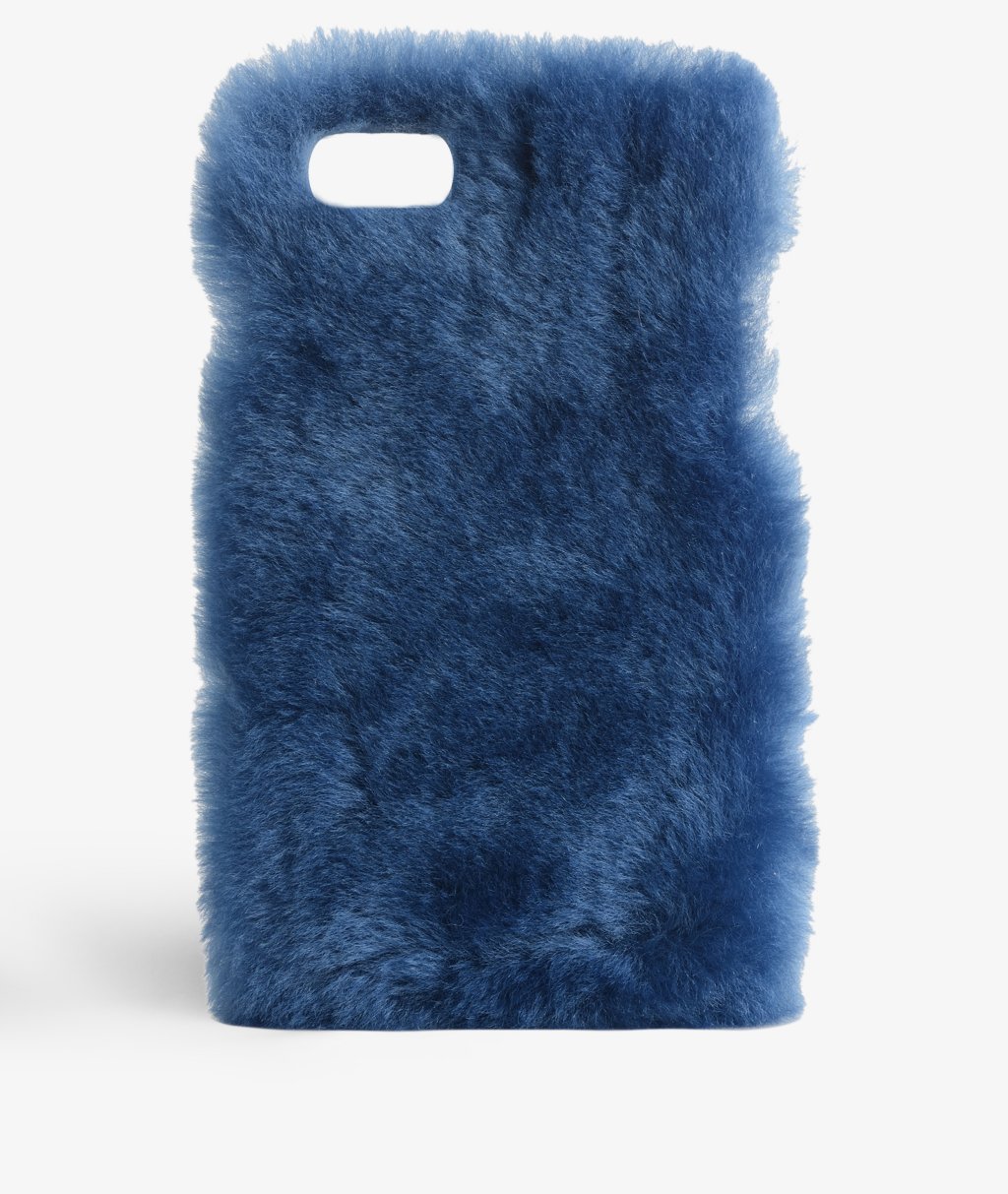 Hoesje iPhone SE 2020 Fur Princess Blue