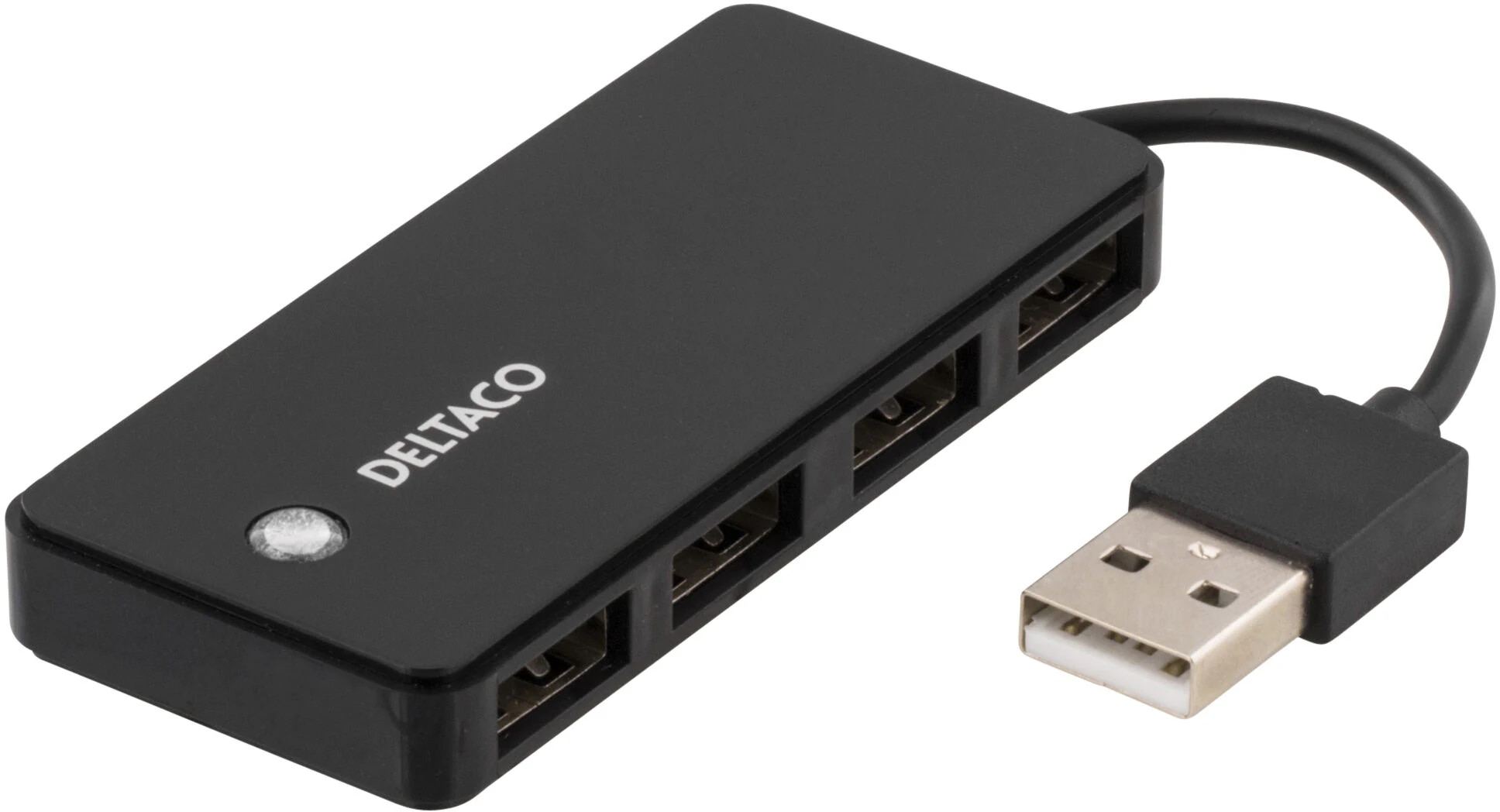 USB-A Hub 4x USB-A zwart