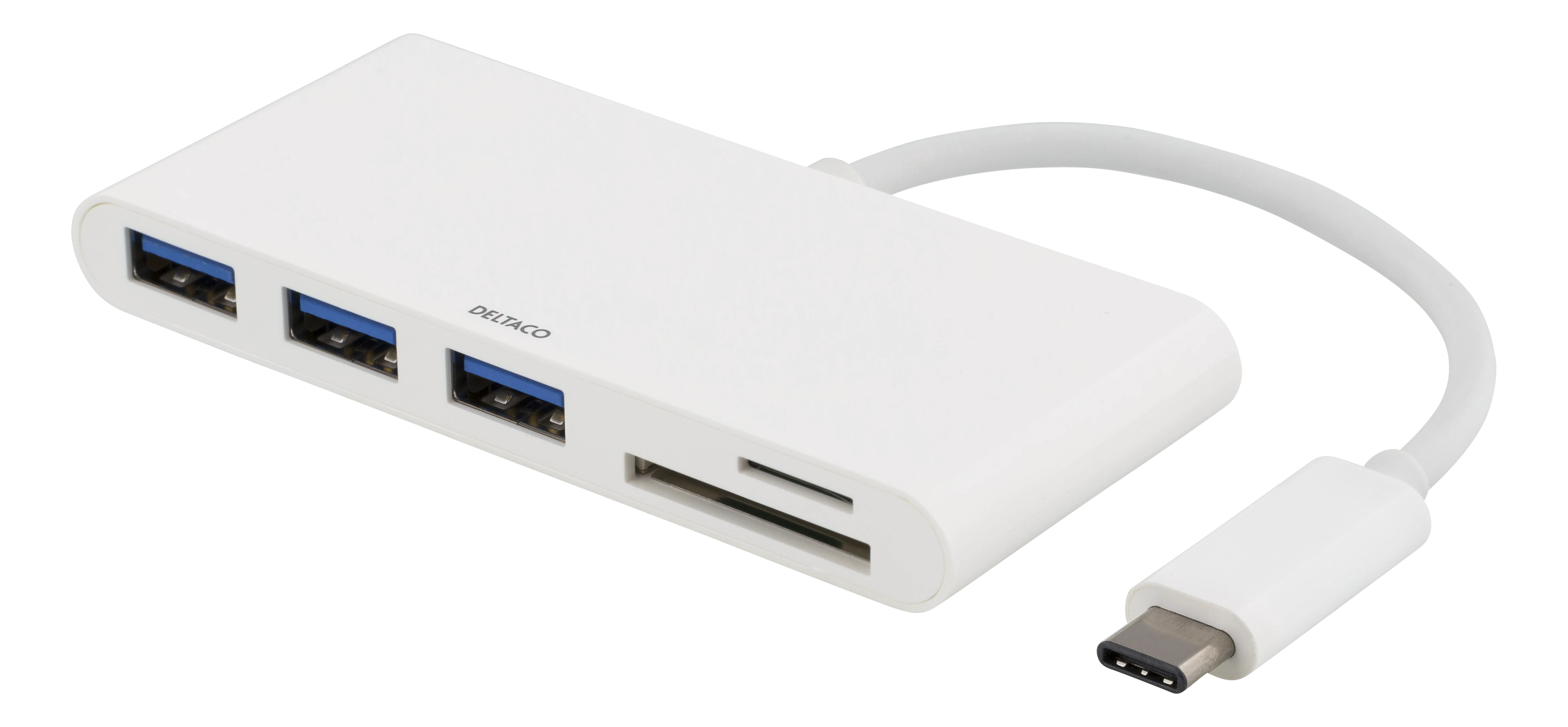 USB-C Hub 3x USB-A + SD/microSD wit