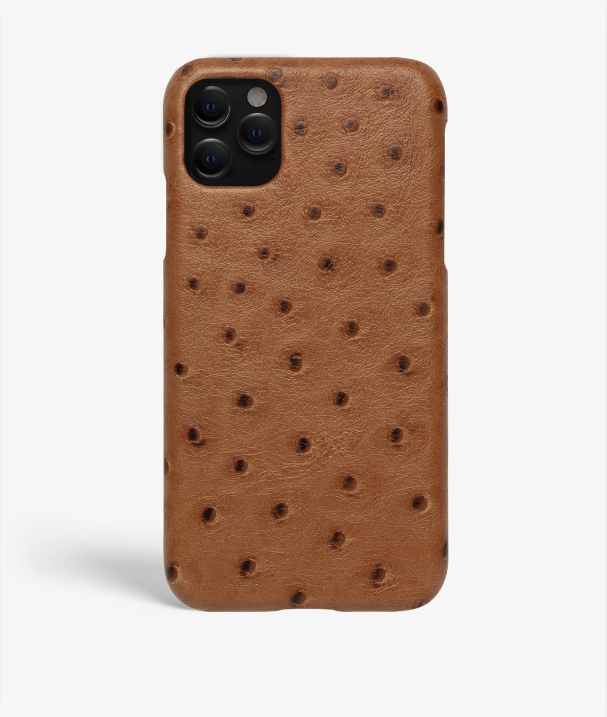 Hoesje iPhone 12/iPhone 12 Pro Ostrich Bruin