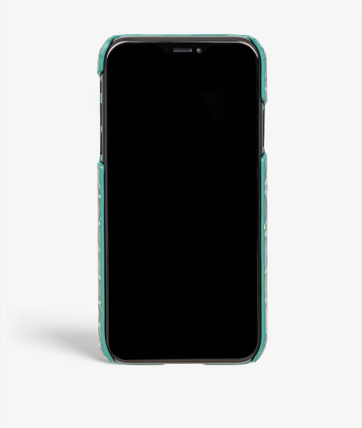 Hoesje iPhone 11 Pro Small Croco Teal