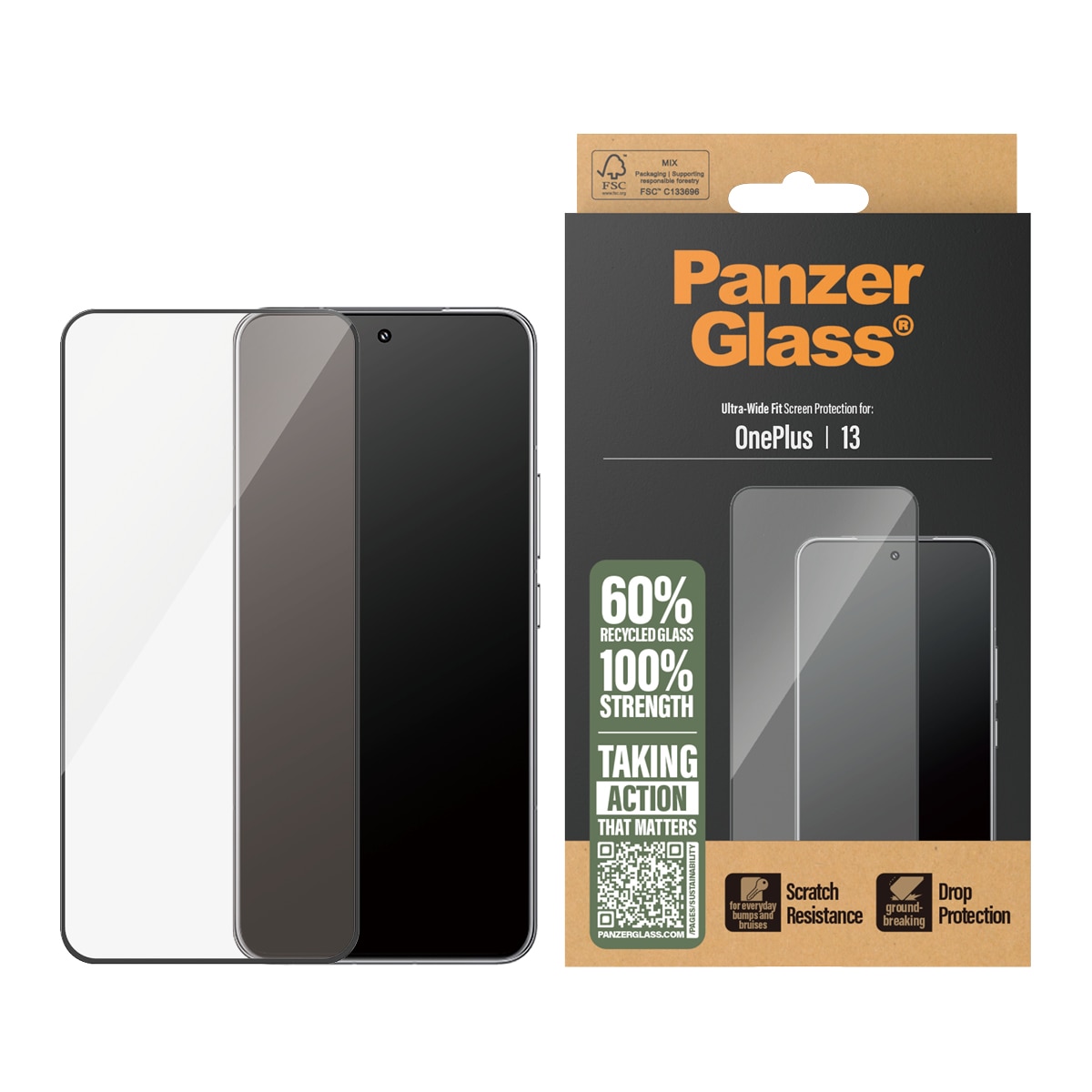  OnePlus 13  Screen Protector (with EasyAligner) Ultra Wide Fit