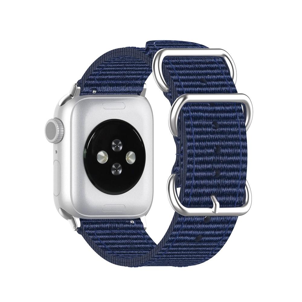 Apple Watch 45mm Series 7 Natobandje blauw