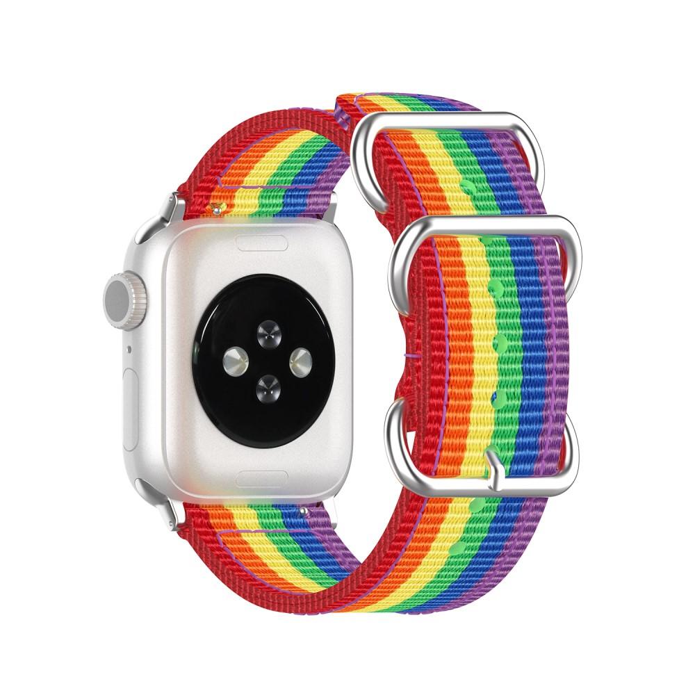 Apple Watch 45mm Series 8 Natobandje Rainbow