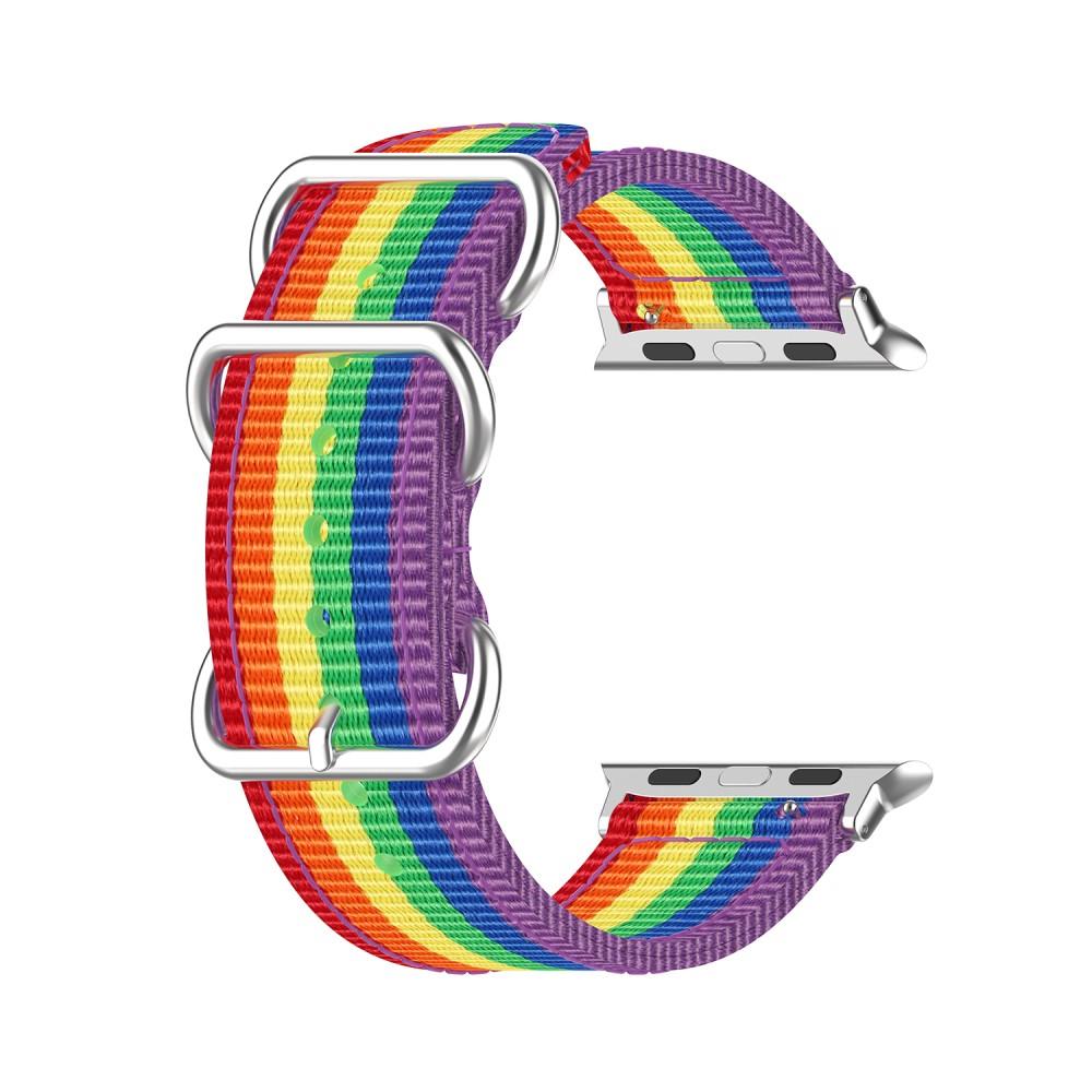 Apple Watch 45mm Series 8 Natobandje Rainbow