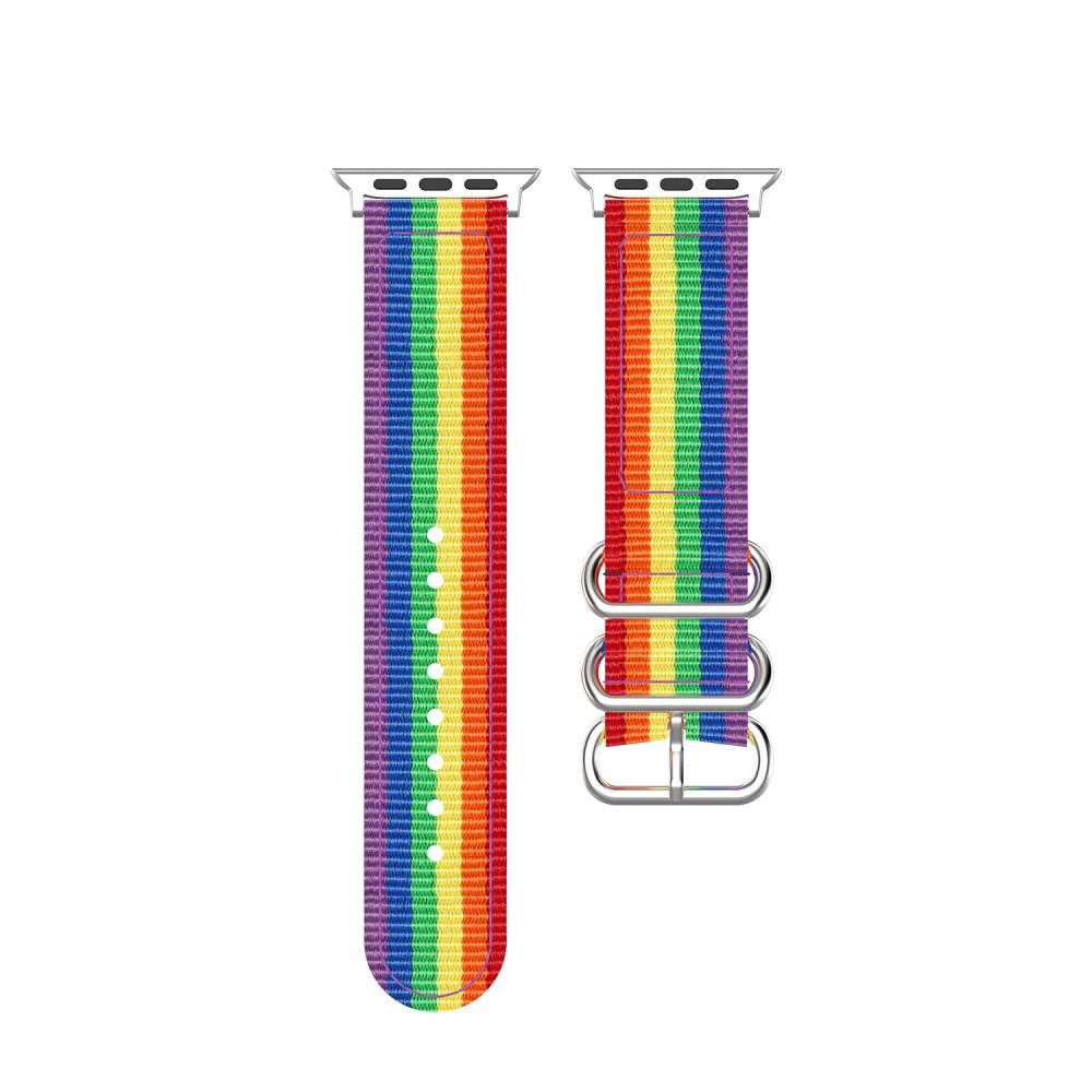 Apple Watch 45mm Series 8 Natobandje Rainbow