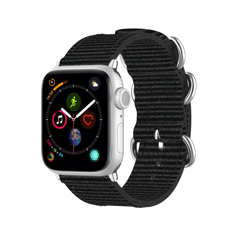 Apple Watch 45mm Series 8 Natobandje Zwart