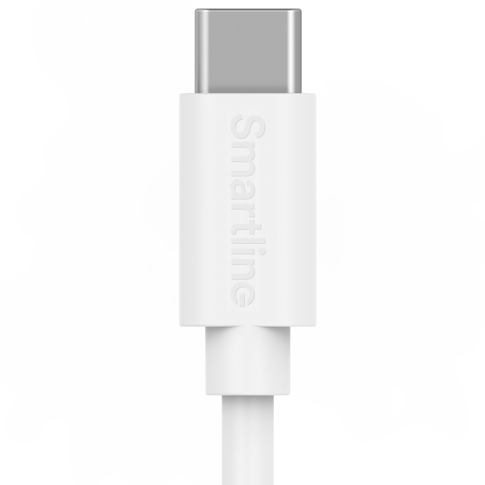 Lange USB-kabel USB-C - USB-C 2m Motorola Moto G24 Power wit