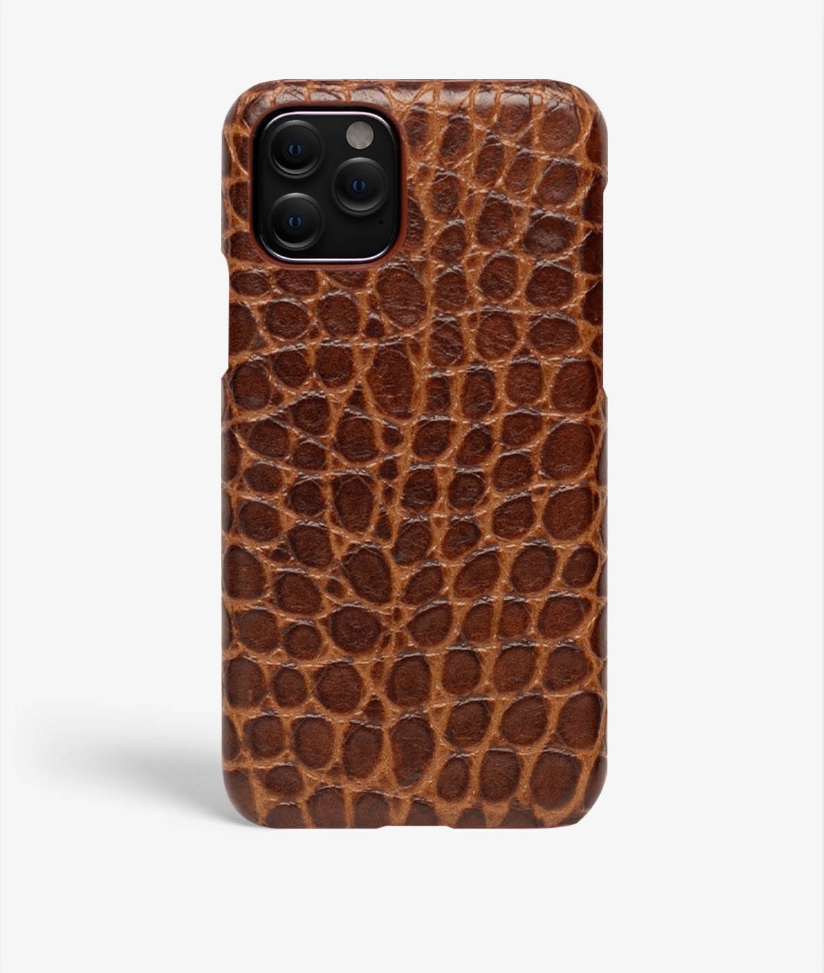 Hoesje iPhone 11 Pro Small Croco Bruin