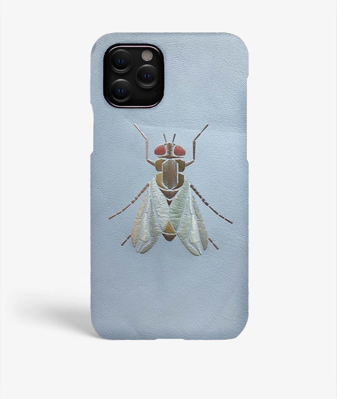 Hoesje iPhone 11 Pro Fly Calf Celeste