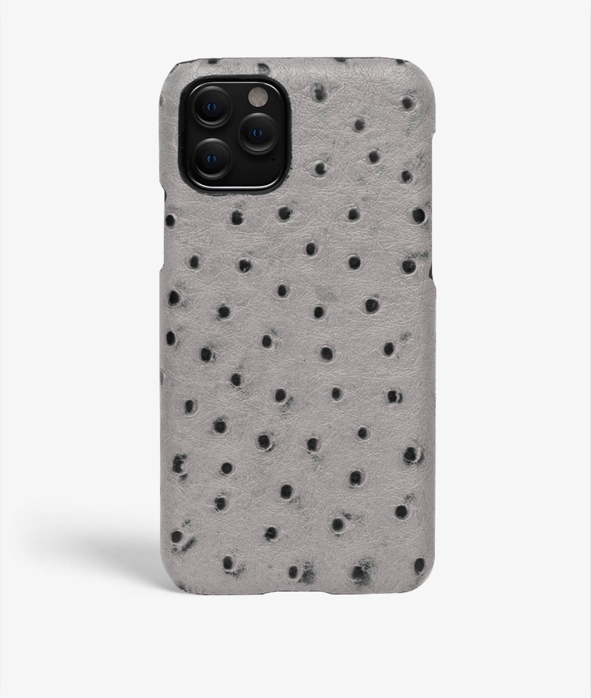 Hoesje iPhone 12/iPhone 12 Pro Ostrich Grijs