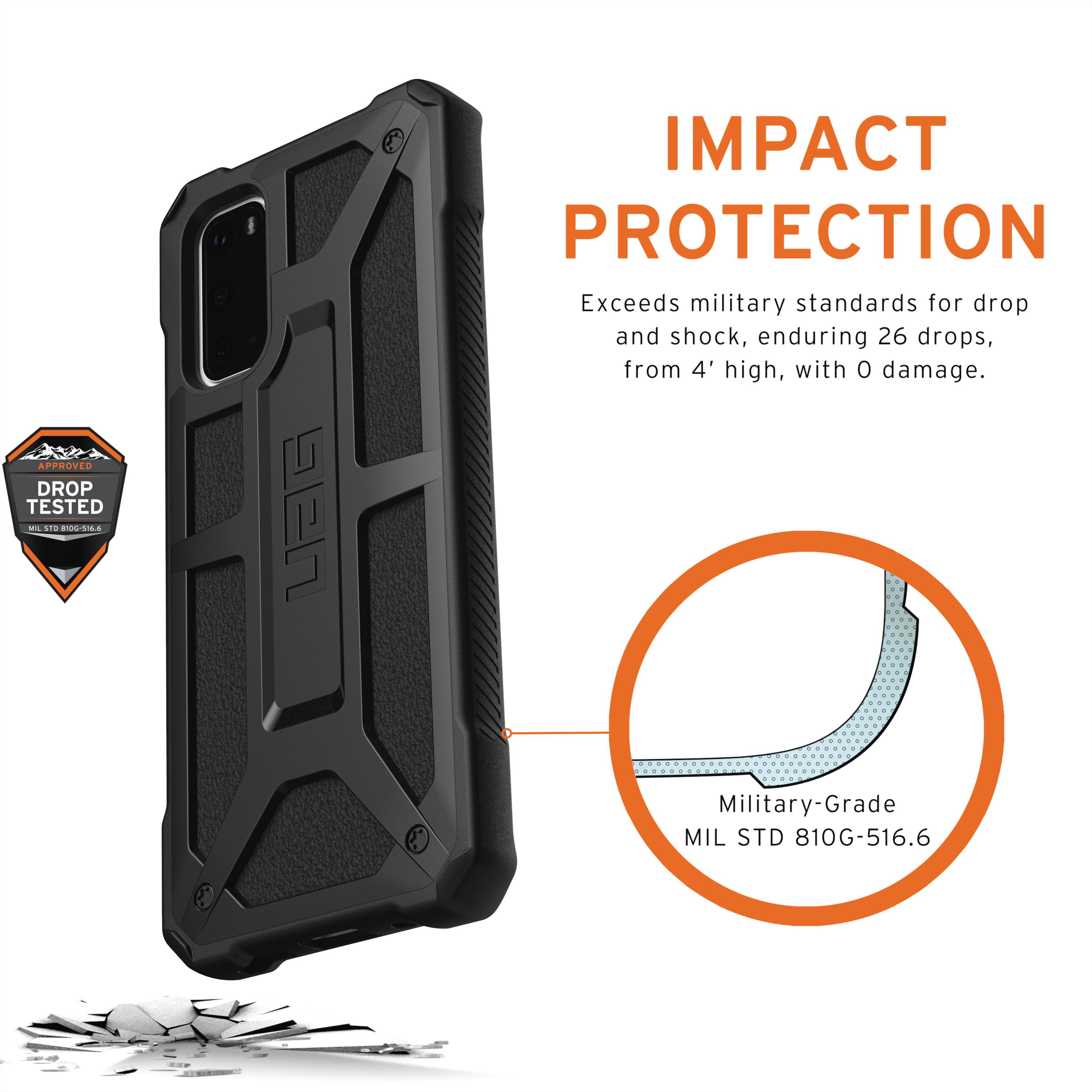 Monarch Series Case Samsung Galaxy S20 Zwart